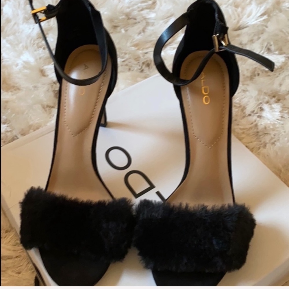 Bundle beige and black aldo heels